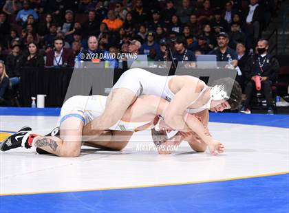 Thumbnail 2 in CIF State Boys Wrestling Championships (182-120 Finals) photogallery.
