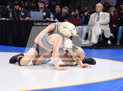 Thumbnail 2 in CIF State Boys Wrestling Championships (182-120 Finals) photogallery.