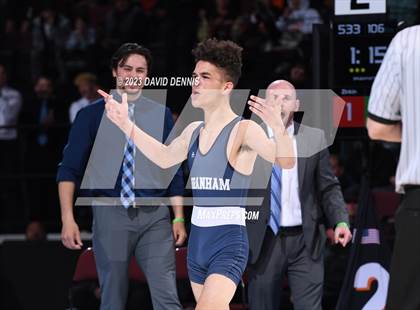 Thumbnail 2 in CIF State Boys Wrestling Championships (182-120 Finals) photogallery.