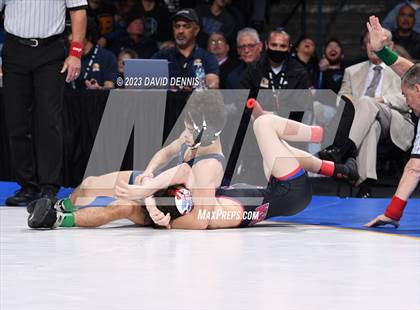 Thumbnail 1 in CIF State Boys Wrestling Championships (182-120 Finals) photogallery.