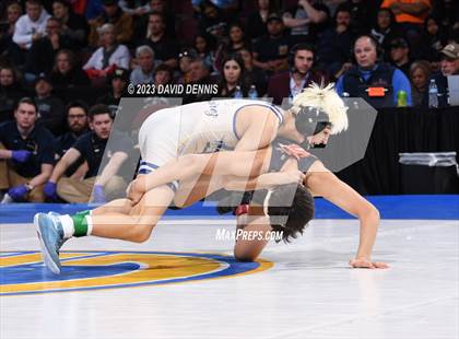 Thumbnail 2 in CIF State Boys Wrestling Championships (182-120 Finals) photogallery.