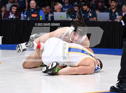 Thumbnail 3 in CIF State Boys Wrestling Championships (182-120 Finals) photogallery.