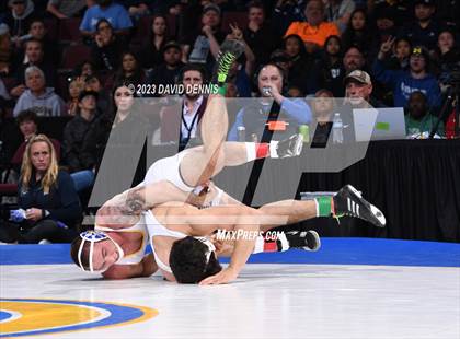Thumbnail 1 in CIF State Boys Wrestling Championships (182-120 Finals) photogallery.
