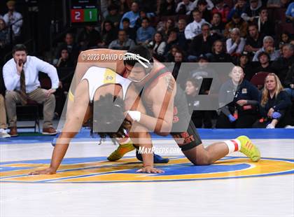 Thumbnail 2 in CIF State Boys Wrestling Championships (182-120 Finals) photogallery.