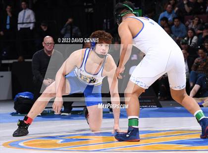 Thumbnail 1 in CIF State Boys Wrestling Championships (182-120 Finals) photogallery.