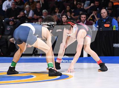 Thumbnail 3 in CIF State Boys Wrestling Championships (182-120 Finals) photogallery.