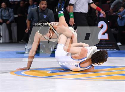 Thumbnail 2 in CIF State Boys Wrestling Championships (182-120 Finals) photogallery.