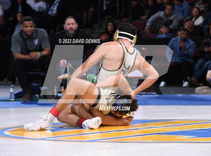 Thumbnail 1 in CIF State Boys Wrestling Championships (182-120 Finals) photogallery.