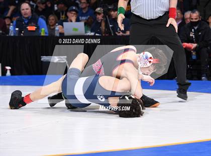 Thumbnail 2 in CIF State Boys Wrestling Championships (182-120 Finals) photogallery.