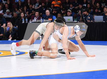 Thumbnail 2 in CIF State Boys Wrestling Championships (182-120 Finals) photogallery.