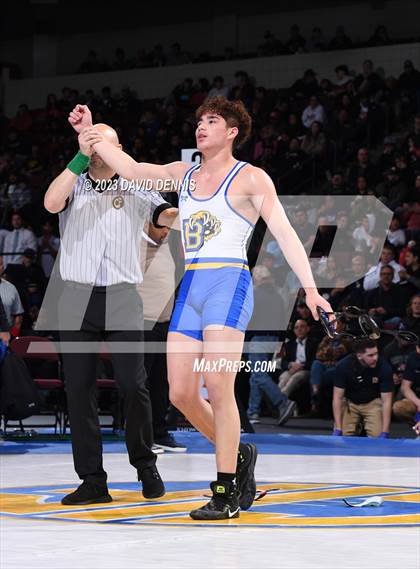 Thumbnail 1 in CIF State Boys Wrestling Championships (182-120 Finals) photogallery.