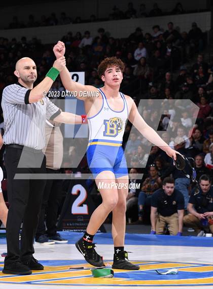 Thumbnail 2 in CIF State Boys Wrestling Championships (182-120 Finals) photogallery.