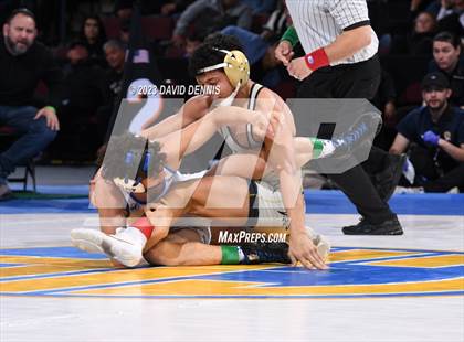 Thumbnail 2 in CIF State Boys Wrestling Championships (182-120 Finals) photogallery.