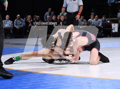 Thumbnail 1 in CIF State Boys Wrestling Championships (182-120 Finals) photogallery.
