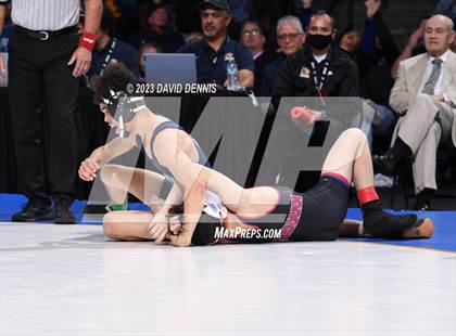Thumbnail 2 in CIF State Boys Wrestling Championships (182-120 Finals) photogallery.
