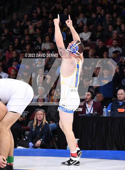 Thumbnail 2 in CIF State Boys Wrestling Championships (182-120 Finals) photogallery.