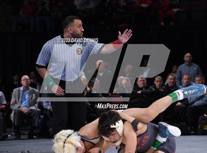 Thumbnail 1 in CIF State Boys Wrestling Championships (182-120 Finals) photogallery.