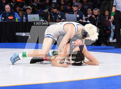 Thumbnail 1 in CIF State Boys Wrestling Championships (182-120 Finals) photogallery.