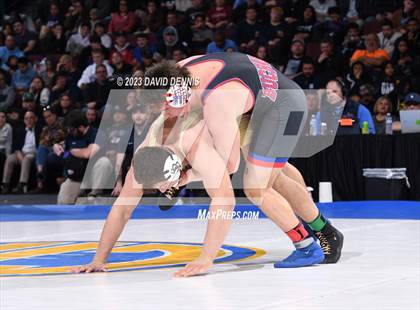 Thumbnail 3 in CIF State Boys Wrestling Championships (182-120 Finals) photogallery.