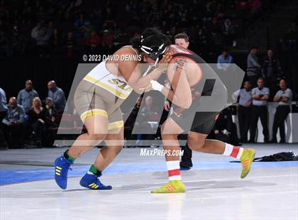 Thumbnail 3 in CIF State Boys Wrestling Championships (182-120 Finals) photogallery.