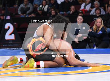 Thumbnail 2 in CIF State Boys Wrestling Championships (182-120 Finals) photogallery.