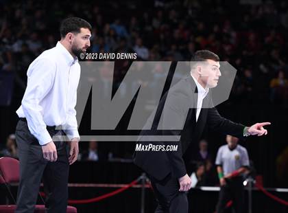Thumbnail 2 in CIF State Boys Wrestling Championships (182-120 Finals) photogallery.