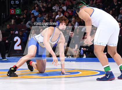 Thumbnail 2 in CIF State Boys Wrestling Championships (182-120 Finals) photogallery.