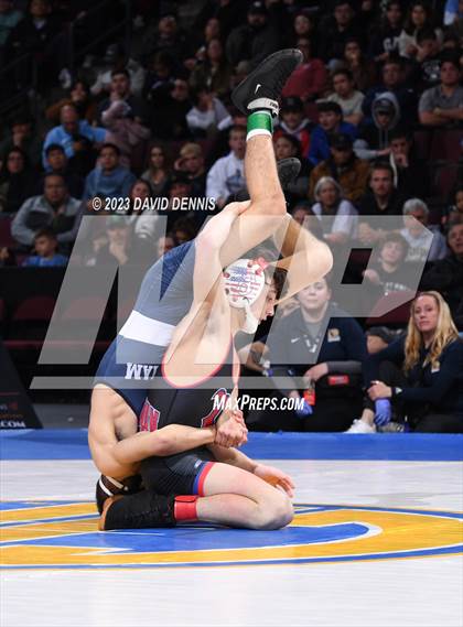 Thumbnail 1 in CIF State Boys Wrestling Championships (182-120 Finals) photogallery.