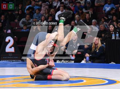 Thumbnail 2 in CIF State Boys Wrestling Championships (182-120 Finals) photogallery.