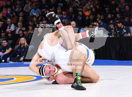 Thumbnail 1 in CIF State Boys Wrestling Championships (182-120 Finals) photogallery.