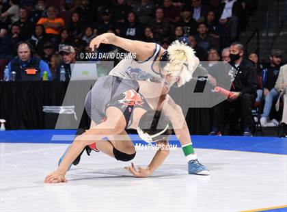 Thumbnail 1 in CIF State Boys Wrestling Championships (182-120 Finals) photogallery.