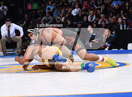 Thumbnail 3 in CIF State Boys Wrestling Championships (182-120 Finals) photogallery.