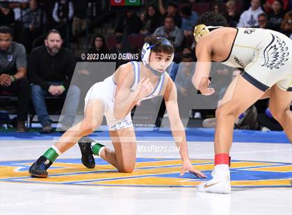 Thumbnail 3 in CIF State Boys Wrestling Championships (182-120 Finals) photogallery.