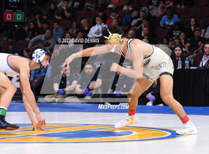 Thumbnail 1 in CIF State Boys Wrestling Championships (182-120 Finals) photogallery.