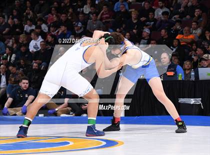 Thumbnail 2 in CIF State Boys Wrestling Championships (182-120 Finals) photogallery.