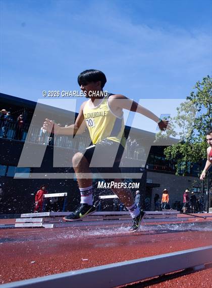 Thumbnail 2 in Twilight Invitational 2000m Steeplechase (SRJC) photogallery.