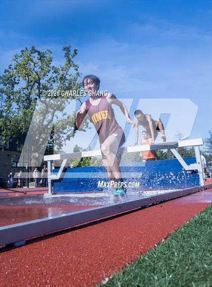 Thumbnail 2 in Twilight Invitational 2000m Steeplechase (SRJC) photogallery.