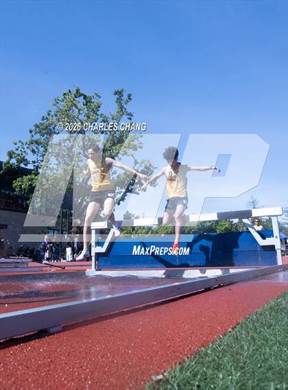Thumbnail 1 in Twilight Invitational 2000m Steeplechase (SRJC) photogallery.