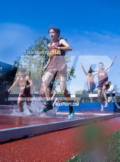 Thumbnail 1 in Twilight Invitational 2000m Steeplechase (SRJC) photogallery.