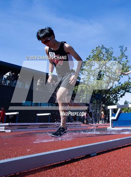 Thumbnail 2 in Twilight Invitational 2000m Steeplechase (SRJC) photogallery.