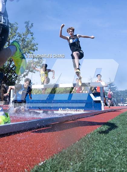 Thumbnail 1 in Twilight Invitational 2000m Steeplechase (SRJC) photogallery.