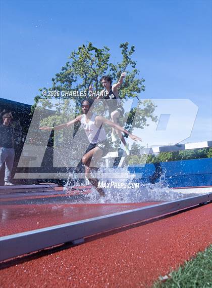 Thumbnail 2 in Twilight Invitational 2000m Steeplechase (SRJC) photogallery.