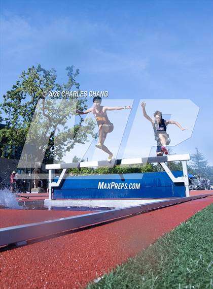 Thumbnail 2 in Twilight Invitational 2000m Steeplechase (SRJC) photogallery.