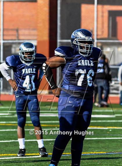 Thumbnail 2 in KIPP NYC College Prep vs. Eagle Academy II (PSAL Cup Quarterfinal) photogallery.