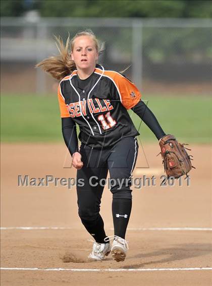Thumbnail 3 in Pleasant Valley vs. Roseville (Stephanie LeDoux Tournament) photogallery.
