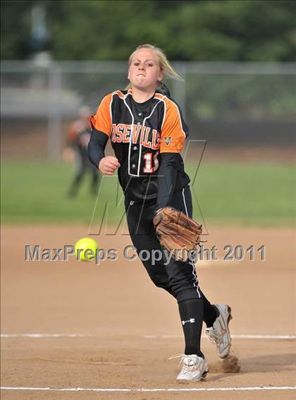 Thumbnail 2 in Pleasant Valley vs. Roseville (Stephanie LeDoux Tournament) photogallery.