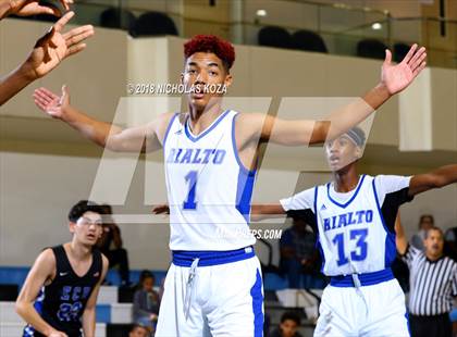 Thumbnail 3 in El Camino Real vs. Rialto (MLK Day Showdown) photogallery.