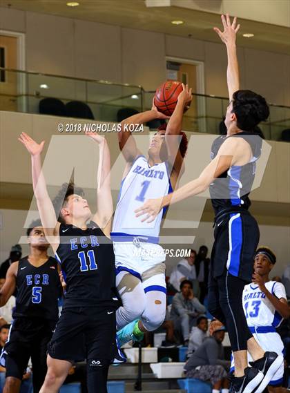 Thumbnail 2 in El Camino Real vs. Rialto (MLK Day Showdown) photogallery.