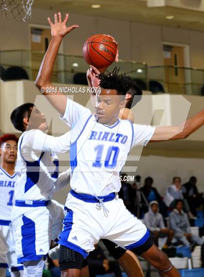 Thumbnail 3 in El Camino Real vs. Rialto (MLK Day Showdown) photogallery.