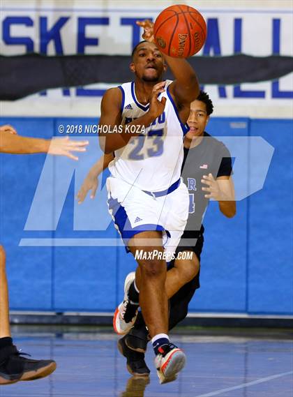 Thumbnail 3 in El Camino Real vs. Rialto (MLK Day Showdown) photogallery.